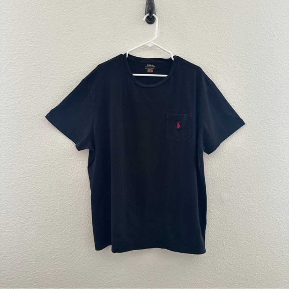 Polo by‎ Ralph Lauren Black Short Sleeve Tee XL casual Normcore